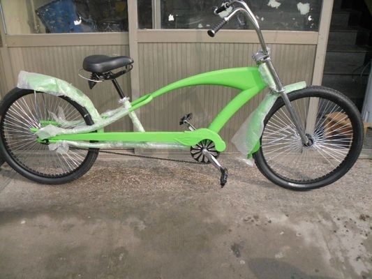 26-26 pouces Long Beach Cruiser vélo avec cadre en acier durable et bord en alliage d'aluminium