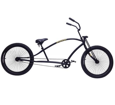 Matériau de fourchette en acier 24' Hommes populaire Long Frame Beach Cruiser vélo Chopper vélo étirement vélo
