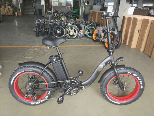 Vélo électrique pliant de 20 pouces avec moteurs 48V 500W 750W 1000W et conception étape par étape