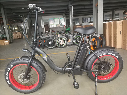 Vélo électrique pliant de 20 pouces avec moteurs 48V 500W 750W 1000W et conception étape par étape
