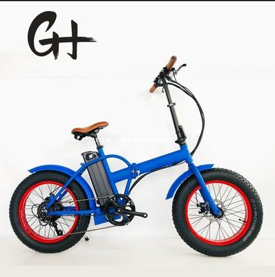 Vélo électrique pliant de 20 pouces avec moteurs 48V 500W 750W 1000W et conception étape par étape