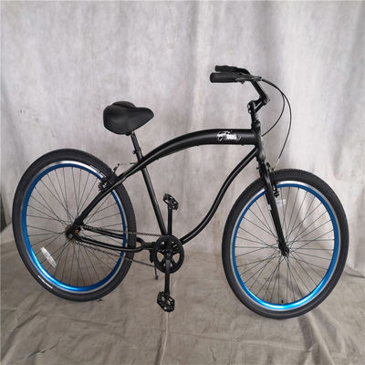 Adultes 3 vitesses 24 pouces 3,0 pouces pneu gras Beach Cruiser vélo avec double paroi en alliage