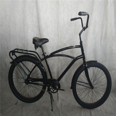 Adultes 3 vitesses 24 pouces 3,0 pouces pneu gras Beach Cruiser vélo avec double paroi en alliage