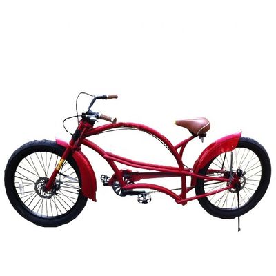 2.2m Long Frame Beach Cruiser Chopper Vélo avec 24 &quot; 3,0 Grands pneus et une capacité de charge de 150 kg