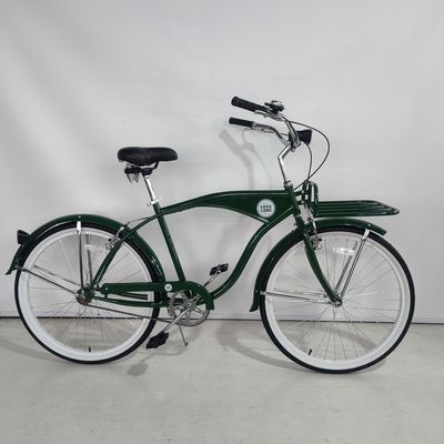 Matériau de fourchette d'acier pour adultes Hommes à vitesse unique Beach Cruiser 26 pouces pour la promotion
