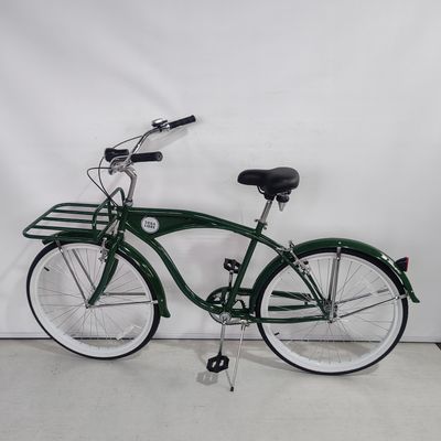 Matériau de fourchette d'acier pour adultes Hommes à vitesse unique Beach Cruiser 26 pouces pour la promotion