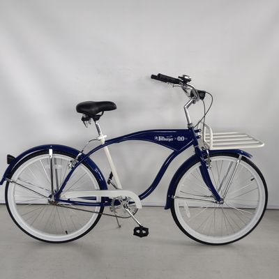 Matériau de fourchette d'acier pour adultes Hommes à vitesse unique Beach Cruiser 26 pouces pour la promotion