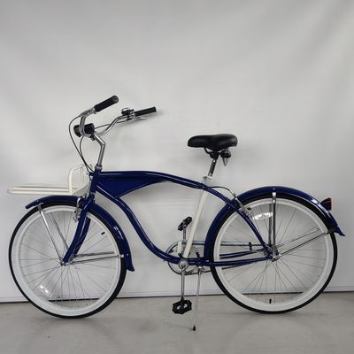 Matériau de fourchette d'acier pour adultes Hommes à vitesse unique Beach Cruiser 26 pouces pour la promotion