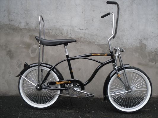 Cadre en acier 20 pouces Beach Cruiser CE Monoplace à vitesse unique Coaster frein Lowrider vélo 15KG
