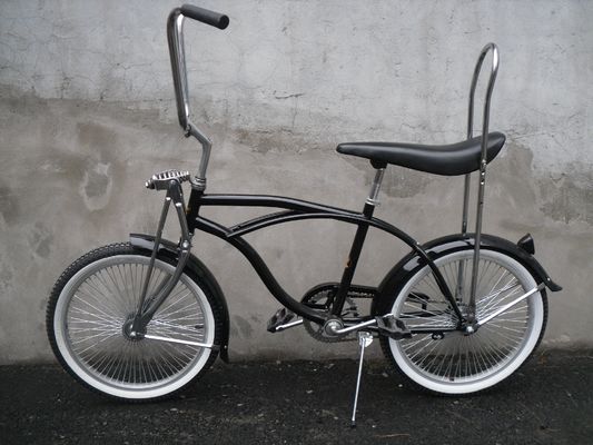 Cadre en acier 20 pouces Beach Cruiser CE Monoplace à vitesse unique Coaster frein Lowrider vélo 15KG