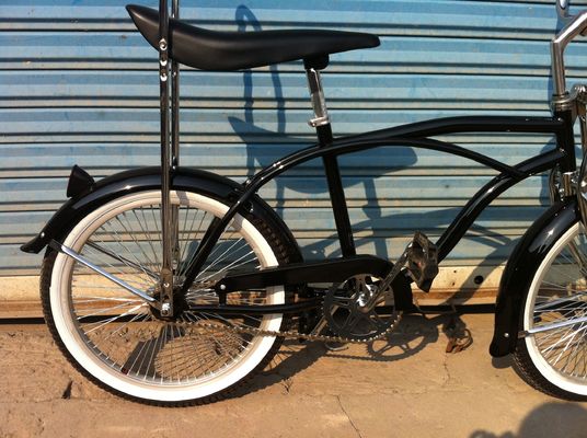 Cadre en acier 20 pouces Beach Cruiser CE Monoplace à vitesse unique Coaster frein Lowrider vélo 15KG
