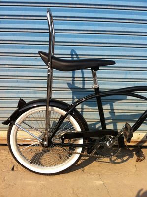 Cadre en acier 20 pouces Beach Cruiser CE Monoplace à vitesse unique Coaster frein Lowrider vélo 15KG