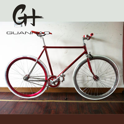 700C Lugged 4310 CR-MO Steel Frame Fork Vintage à une seule vitesse à engrenage fixe
