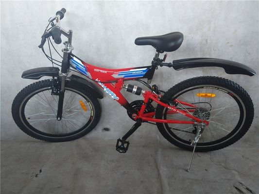 Cadre en acier 18 vitesses en descente MTB Cycle plein à double suspension VTT 24 pour OEM
