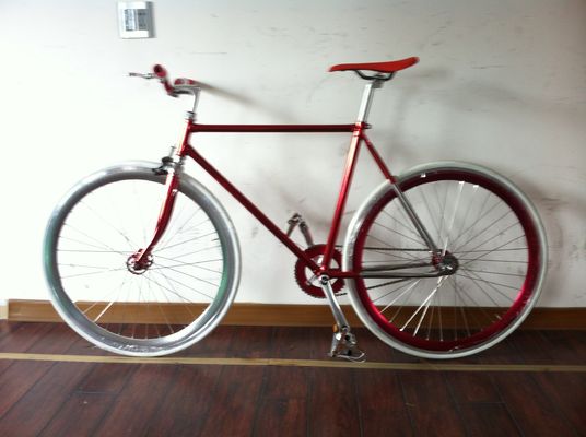 700C Lugged 4310 CR-MO Steel Frame Fork Vintage à une seule vitesse à engrenage fixe
