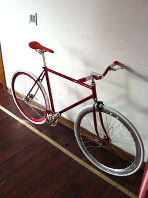 700C Lugged 4310 CR-MO Steel Frame Fork Vintage à une seule vitesse à engrenage fixe