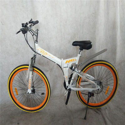 1.8m cadre pliable à suspension complète vélo de montagne adulte avec poids brut de 17 kg
