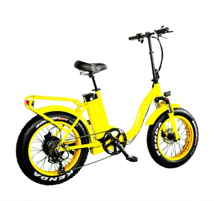 7 vitesse 20 &quot; 4.0 EN15194 CPSC pneu de neige Grand pneu de puissance grosse 48V 1000W 32MPH 13AH batterie au lithium Dame femmes Unisexe vélo pliant électrique
