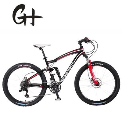 26&quot; OEM personnalisé USA CE Homme adulte 24 vitesses aluminium à suspension complète Vélo de montagne