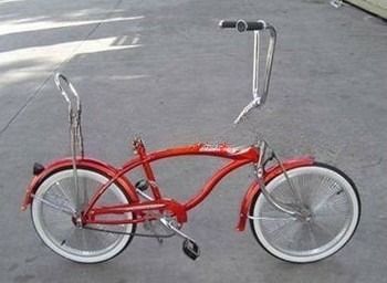 Fork en acier 20 pouces adulte couleur noire enfants produits de sport enfants Beach Cruiser Lowrider vélo