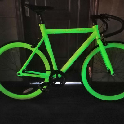 Sur route 11KGS GHBIKE 700c Fixie Bike Noctilucence vélo à engrenages fixes 11KGS 700c sur route