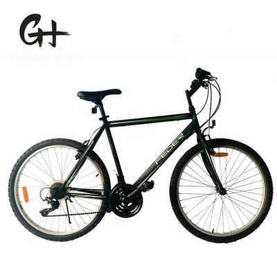Pédal ordinaire 26 pouces Homme acier CE adulte Shimano 21 vitesses OEM Logo VTT VTT 17kg