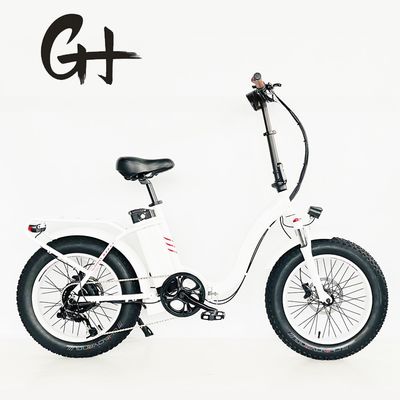 Vélosité élevée 48V 1000W pneu gros 4.0 pneu de neige vélo pliant électrique avec Shimano 7 vitesses