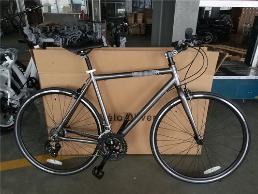 OEM Vélos 21S Homme frein à disque 700C Carbon Racing Vélos de route avec pneus Kenda 700C