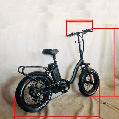 Vélosité élevée 48V 1000W pneu gros 4.0 pneu de neige vélo pliant électrique avec Shimano 7 vitesses
