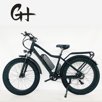 Frein à disque 750W 48V Batterie au lithium Adult E Bike Fat Tire Vélo électrique 26 pouces avec vitesse maximale de 30-50Km/h
