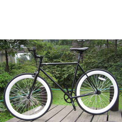700C Vélo à engrenage fixe avec frein à pince et cadre en acier Hi-Ten