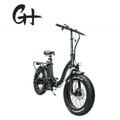 32MPH 48V 1000W 13AH pneu en alliage d'aluminium à graisse électrique pas à pas à travers eBike pliable