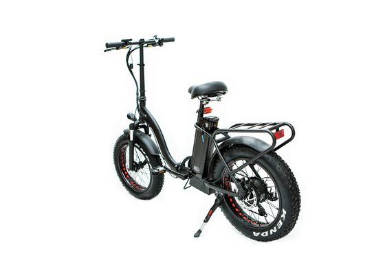 32MPH 48V 1000W 13AH pneu en alliage d'aluminium à graisse électrique pas à pas à travers eBike pliable