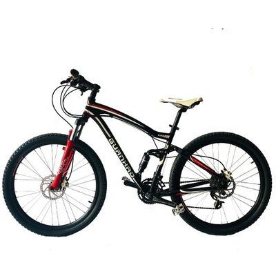 Vélo de montagne à suspension en aluminium complet avec 24 vitesses et frein à disque hydraulique