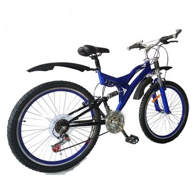 26&quot; Vélo de montagne à suspension complète pour charges lourdes Capacité de charge 120kg 21 vitesses