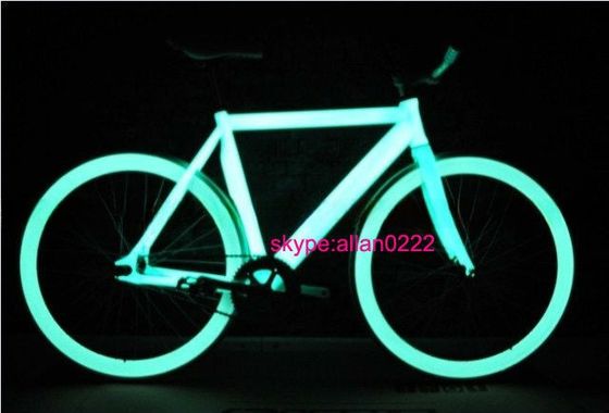 Aluminium 700C FIXED GEAR BICYCLE Brille dans le noir Léger et durable