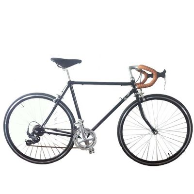 Vélo routier 700C avec cadre en acier Hi-Ten Shimano 14S classique et frein à pince