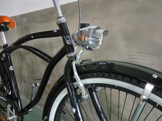 Vélo de plage de 26 pouces pour hommes avec cadre en acier Hi-Ten et jante en aluminium