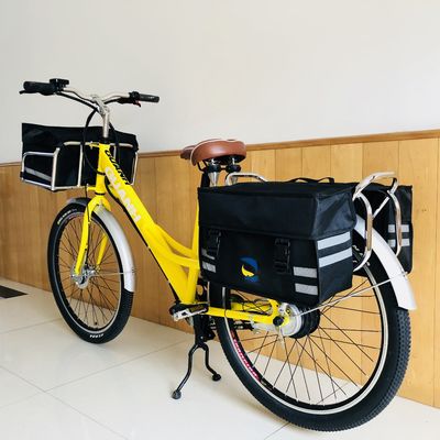 35V 350W 8,8AH batterie au lithium 26&quot; livraison de restauration rapide Cargo Vélo électrique pour femmes adultes 25KM/H CE marché européen