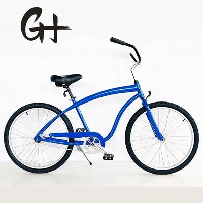 10 cadres en acier de 26 pouces Taille de roue 3G OEM / ODM CE Homme adulte vélo de plage de croisière à grande vitesse