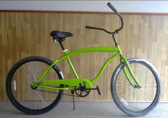 10 cadres en acier de 26 pouces Taille de roue 3G OEM / ODM CE Homme adulte vélo de plage de croisière à grande vitesse