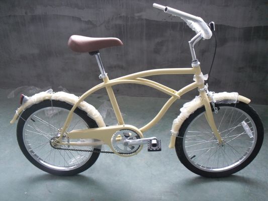 Matériau de fourchette acier 20 pouces OEM 20 * 2.125 enfant fille garçon vélo de plage de croisière à une vitesse