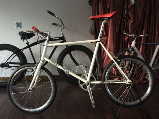 20 pouces vélo à engrenages fixes Mini vélo de route avec cadre en acier et jante en aluminium
