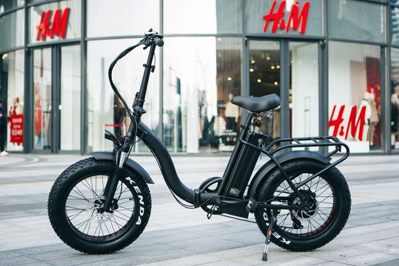 7 vitesse 20 &quot; 48V 750W 14AH 20MPH batterie au lithium OEM UL2849 USA Marché adulte dame femmes électrique pliable neige gros pneu plat vélo