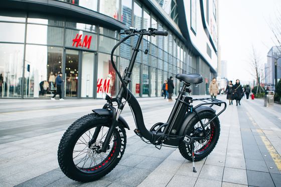 7 vitesse 20 &quot; 48V 750W 14AH 20MPH batterie au lithium OEM UL2849 USA Marché adulte dame femmes électrique pliable neige gros pneu plat vélo