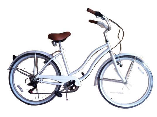 26&quot; Shimano 7 vitesse Femmes Lady USA 26*2.125 Fille Blanc Pneus Croisière de plage Velocité de vélo