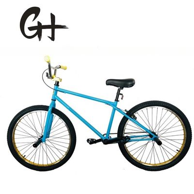 Vélo BMX à vitesse unique de couleur personnalisée de 26 pouces avec cadre en acier Hi-Ten et certification CE