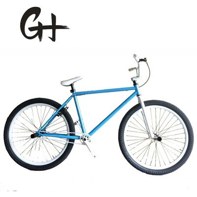 Vélo BMX à vitesse unique de couleur personnalisée de 26 pouces avec cadre en acier Hi-Ten et certification CE