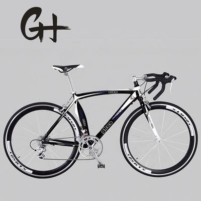 Vélo de course ordinaire à pédale 700C avec cadre en alliage d'aluminium léger et 24 vitesses
