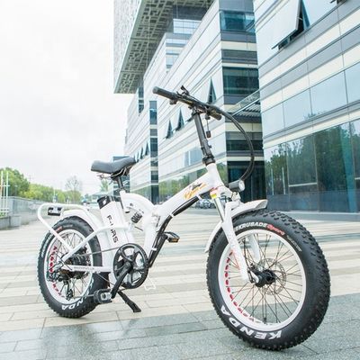 48V 21h Batterie au lithium CE certifié 1000W 50KM/H Grand pneu de neige grasse Vélo pliant électrique Pleine suspension